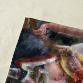 Serviette De Plage Pierre-Auguste Renoir - Déjeuner de la fête nautiq (En situation)