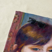 Serviette De Plage Pierre-Auguste Renoir - Enfant avec chat (En situation)