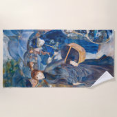 Serviette De Plage Pierre-Auguste Renoir - Les Parapluies (Devant)
