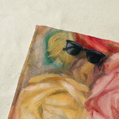 Serviette De Plage Pierre-Auguste Renoir - Rose (En situation)