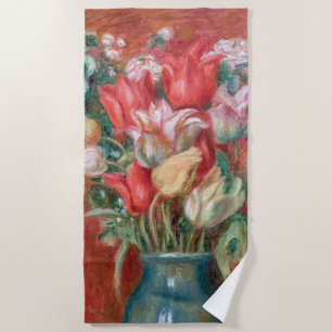Serviette De Plage Pierre-Auguste Renoir - Tulip Bouquet