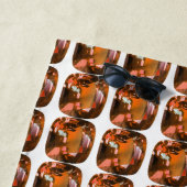 Serviette De Plage Pierre orange (En situation)