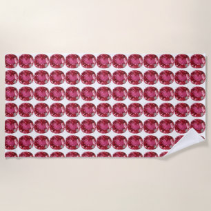 Serviette De Plage Pierre rose
