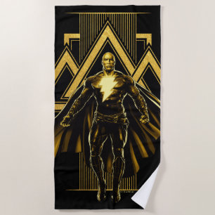 Serviette De Plage Pilier triangulaire noir Adam
