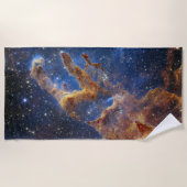 Serviette De Plage Piliers de création Aigle Nebula Webb Telescope (Devant)