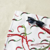 Serviette De Plage Piments chauds (En situation)