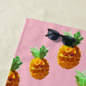 Serviette de plage Pineapples (En situation)