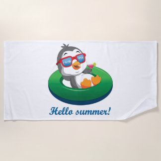 Serviette De Plage Pingouin en Croatie