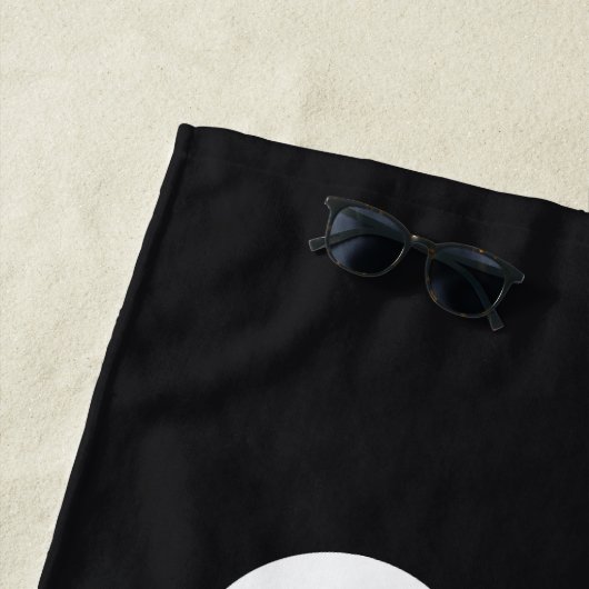 Serviette De Plage Pingouin vectoriel mignon (En situation)