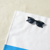 Serviette de plage Pingouins FR (En situation)