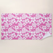 SERVIETTE DE PLAGE PINK BIKINI (FLAMANT ROSE ROSE) (Devant)