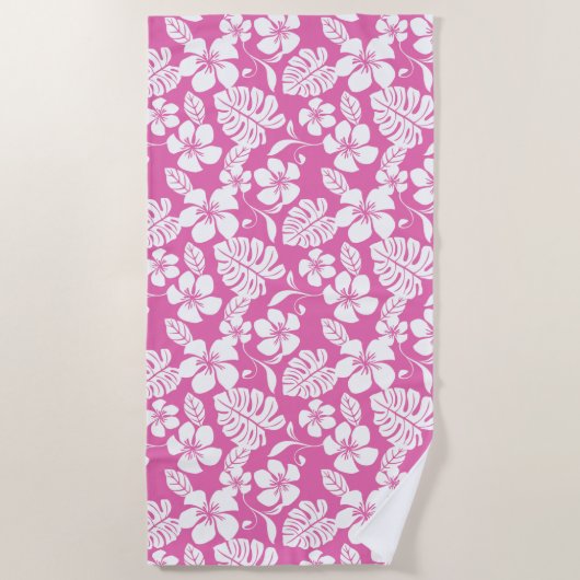SERVIETTE DE PLAGE PINK BIKINI (FLAMANT ROSE ROSE) (Devant)