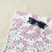 Serviette De Plage Pink Survivor Beach Towel-Breast Cancer (En situation)