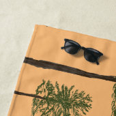 Serviette De Plage Pins (En situation)