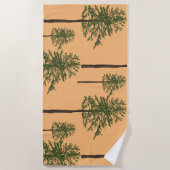 Serviette De Plage Pins (Devant)