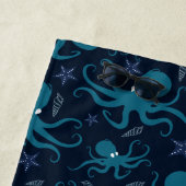 Serviette De Plage Pipe bleue mûre (En situation)