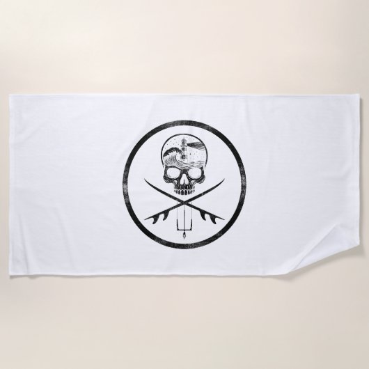 Serviette De Plage Pirata do SURF&KITE (Devant)