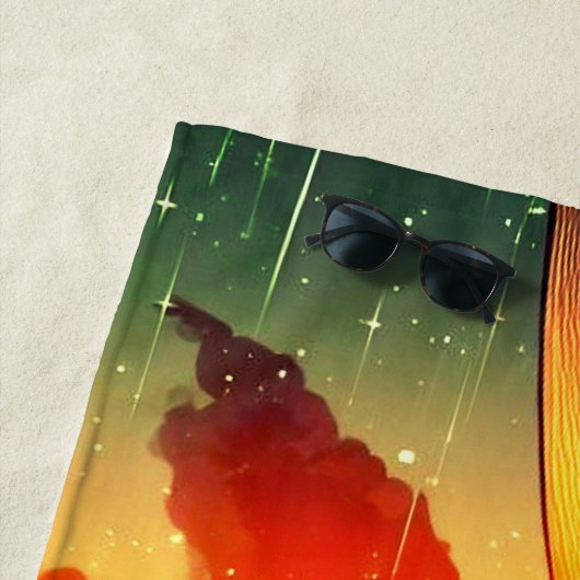 Serviette De Plage Pirate (En situation)