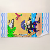 Serviette De Plage Pirate (Devant)