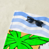 Serviette De Plage Pirate (En situation)