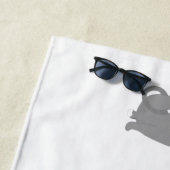 Serviette de plage Pirate Cats (En situation)