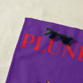Serviette De Plage Pirate Pilleur de Squelettes (En situation)