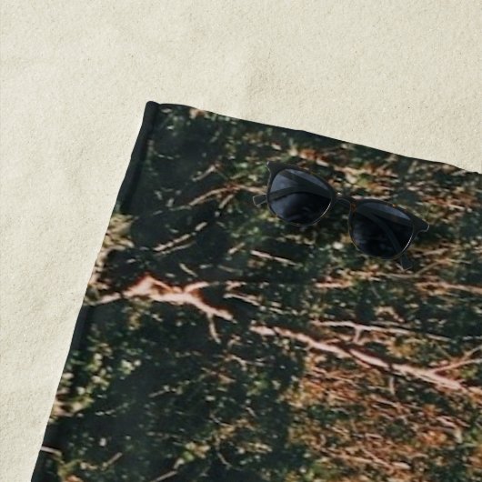 Serviette De Plage Piste vers le mont Kebnekaise - Kiruna - Suède (En situation)