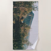 Serviette De Plage Piste vers le mont Kebnekaise - Kiruna - Suède (Devant)