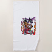 Serviette De Plage Pit Bull Halloween Thanksgiving Noël Classique (Devant)