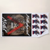 Serviette de plage PitDriver (Devant)