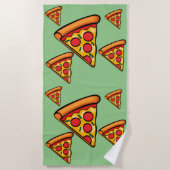 Serviette De Plage Pizza Friday Design - Beach Towel (Devant)