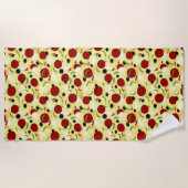 Serviette De Plage Pizza Topping (Devant)