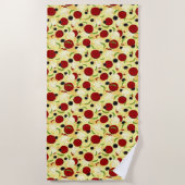 Serviette De Plage Pizza Topping (Devant)