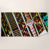 Serviette De Plage Plafond espagnol coloré (Devant)