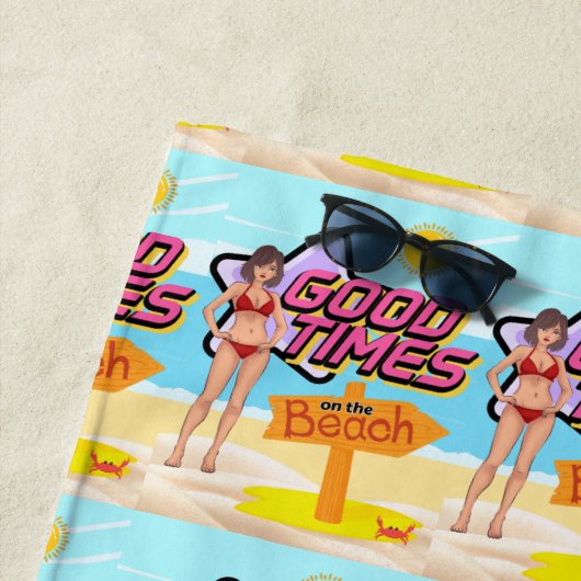 Serviette De Plage plage (En situation)