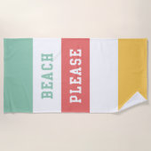 Serviette De Plage Plage (Devant)