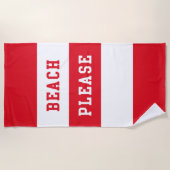 Serviette De Plage Plage (Devant)