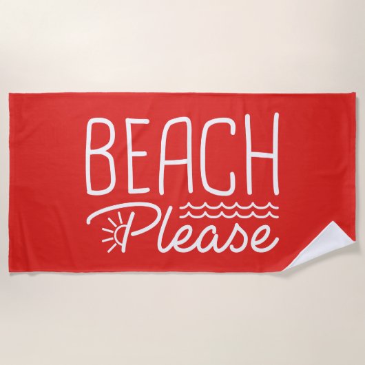 Serviette De Plage Plage (Devant)