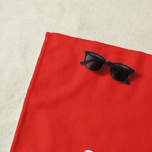 Serviette De Plage Plage (En situation)