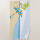 Serviette De Plage Plage (Devant)