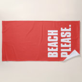 Serviette De Plage Plage (Devant)