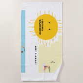 Serviette De Plage Plage 01 (Devant)