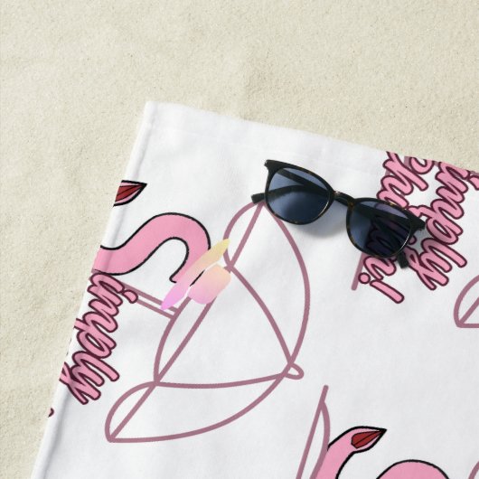 Serviette De Plage Plage 02 (En situation)