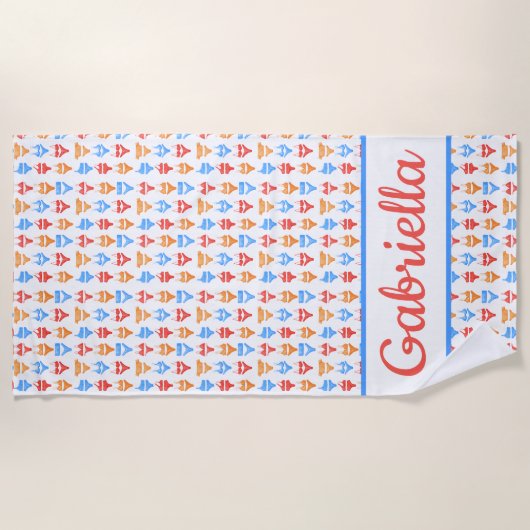 Serviette De Plage Plage amusante, chic soirée piscine Cadeau personn (Devant)