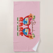 Serviette De Plage Plage Babe Beach Towel (Devant)