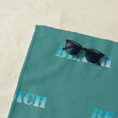 Serviette De Plage Plage Chic et Mignonne (En situation)