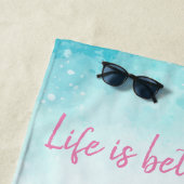 Serviette De Plage Plage Chic, Mermaid (En situation)