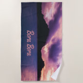 Serviette De Plage Plage de Bora Bora Suset Island (Devant)