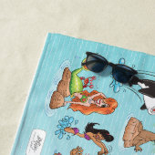 Serviette De Plage Plage de Californie du Sud (En situation)