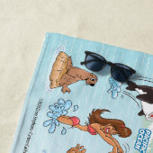 Serviette De Plage Plage de Californie du Sud (En situation)